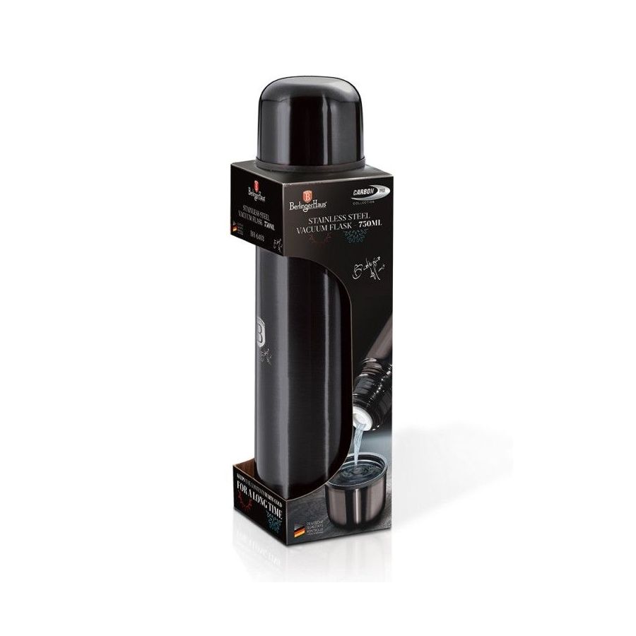 Термос 0,75 л Carbon PRO Line - ОТСТЪПКА/КОСМЕТИЧЕН ДЕФЕКТ