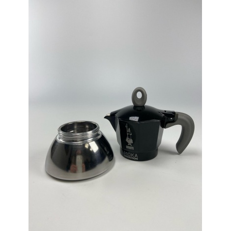 Bialetti Moka Induction 2 чаши черна НОВО - ИЗПОЛЗВАНО/ОТСТЪПКА