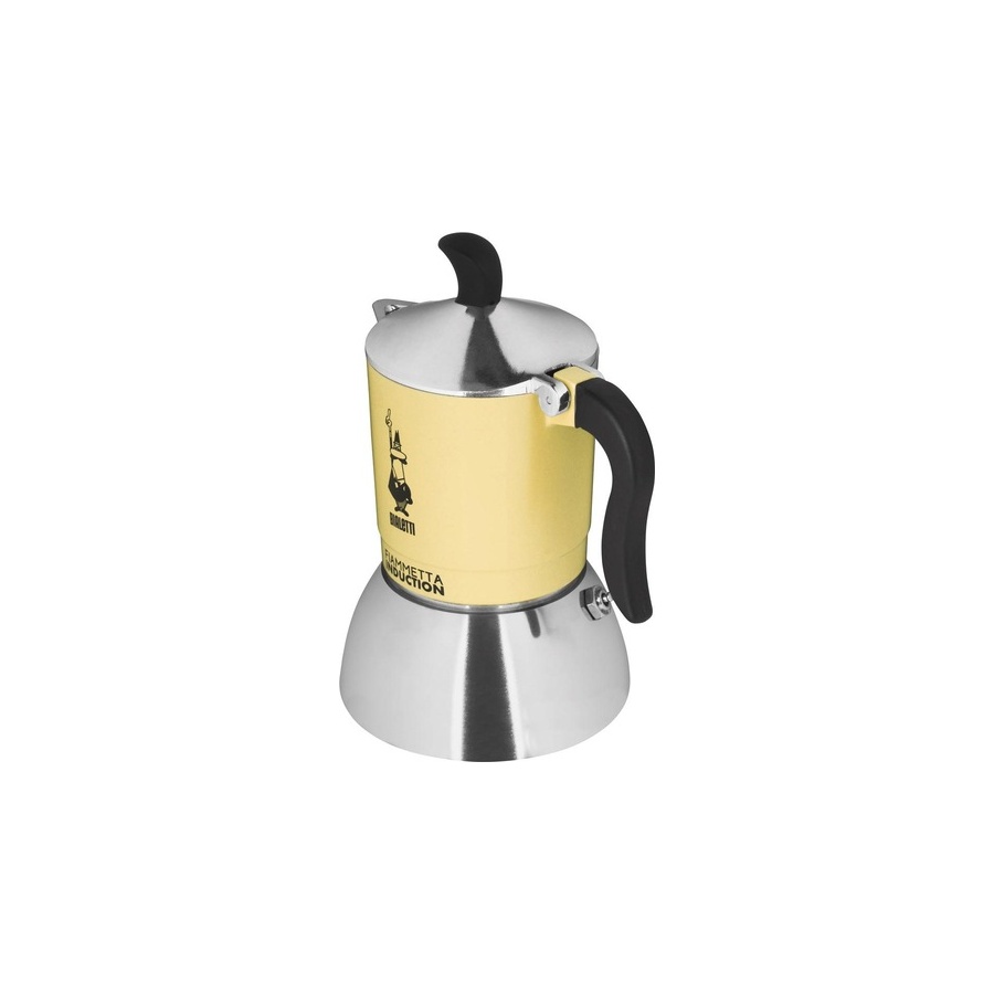 Bialetti Moka Induction Fiammetta - 2 чаши жълт НОВО