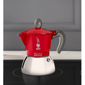 Bialetti Moka Induction 4 чаши червен - ИЗПОЛЗВАН/НИСКОКАЧЕСТВЕН 2