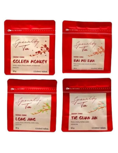 Дегустационен комплект от 3+1 чая в насипно състояние Специализиран чай