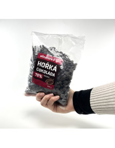 Allnature Черен шоколад 70% пекани 500 г 2