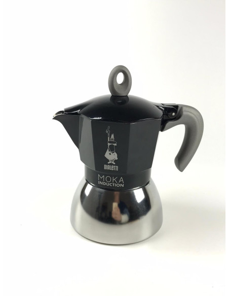 Bialetti Moka Induction 4 чаши черен - Козметичен дефект / ОТСТЪПКА