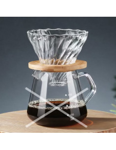 Капкомер Кафия стъкло 2-4 чаши 2