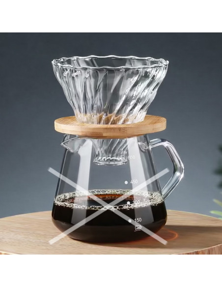 Капкомер Кафия стъкло 2-4 чаши