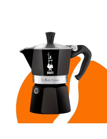Bialetti Moka Express 3 мока кана черно