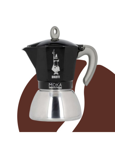 Bialetti Moka Induction 6 чаши черна НОВО