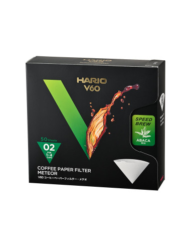 Хартиени филтри Hario Meteor V60-02 50 бр. бързи VCF-02-50MT