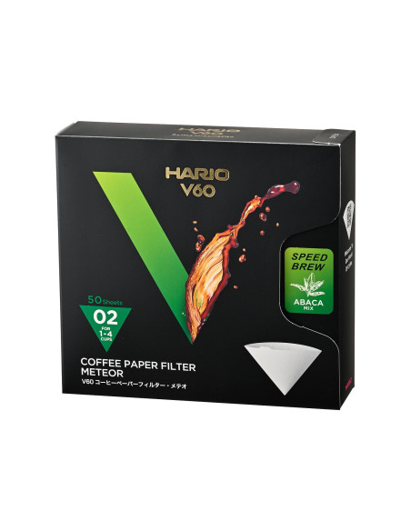 Хартиени филтри Hario Meteor V60-02 50 бр. бързи VCF-02-50MT