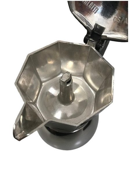 Bialetti Moka Induction 4 чаши черен - Козметичен дефект / ОТСТЪПКА