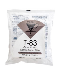 Размер на хартиените филтри Cafec Dark Roast. 02, 100 бр. (DC4-100W)