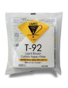 Размер на хартиените филтри Cafec Light Roast. 02, 100 бр. (LC4-100W)