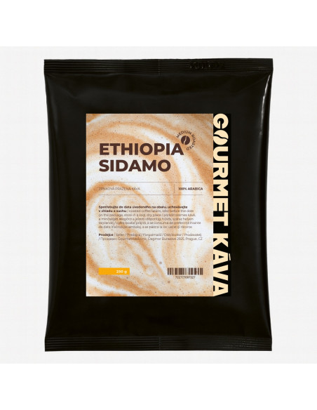 Etiopie Sidamo, СРЕДНО ИЗПЕЧЕНО, кафе на зърна арабика