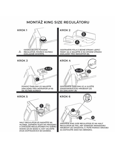 Eureka Mignon King Size Регулатор на грубостта на смилане