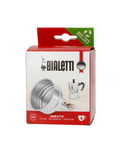 Алуминиева кафемашина „Bialetti“ с фуния за 4 чаши