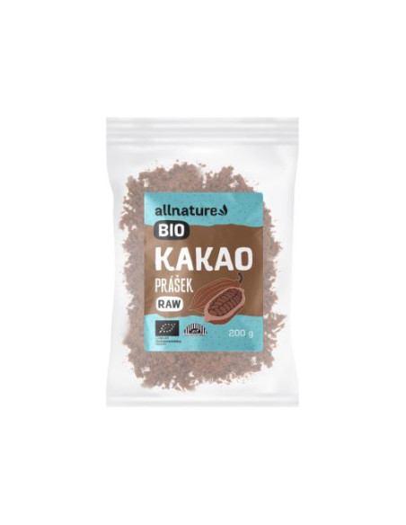 Био сурово какао на прах Allnature 200 г