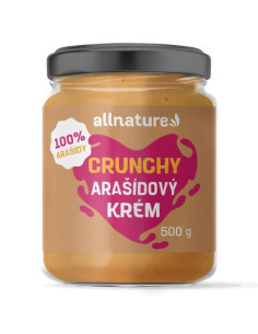 Křupavé arašídové máslo Allnature 500 g