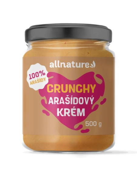 Křupavé arašídové máslo Allnature 500 g