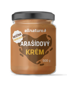 Allnature Фъстъчено масло с млечен шоколад 500 г