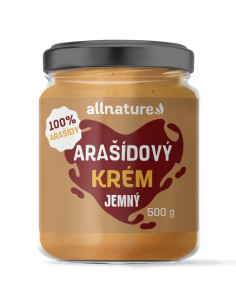 Фъстъчено масло Allnature, гладко, 500 г