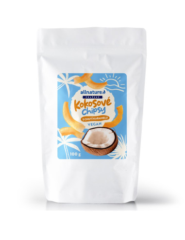 Allnature Карамелени кокосови чипсове 100 г