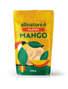 Allnature Sušené mango plátky 500 g