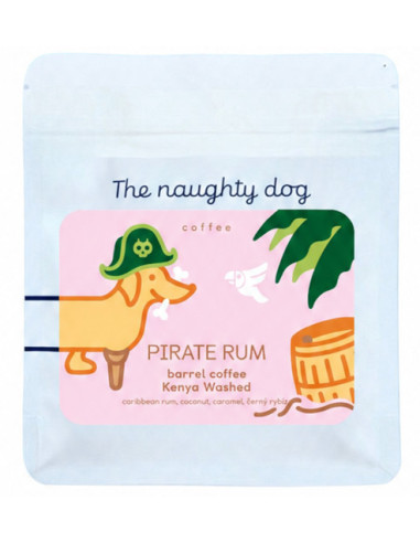 The Naughty Dog PIRATE RUM barrel coffee Кения 200 г