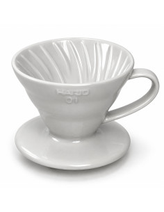 Дрипър Hario V60-01 керамичен - бял (VDC-01W) 2