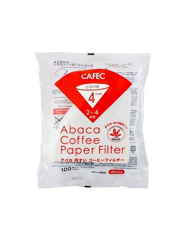 Филтри от хартия Cafec Abaca с размери 2-4