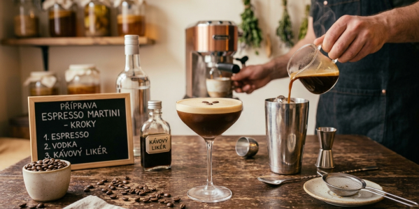 Приготвяне на кафе Espresso Martini