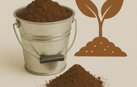 Кафето като тор, дървен материал за наторяване и компост