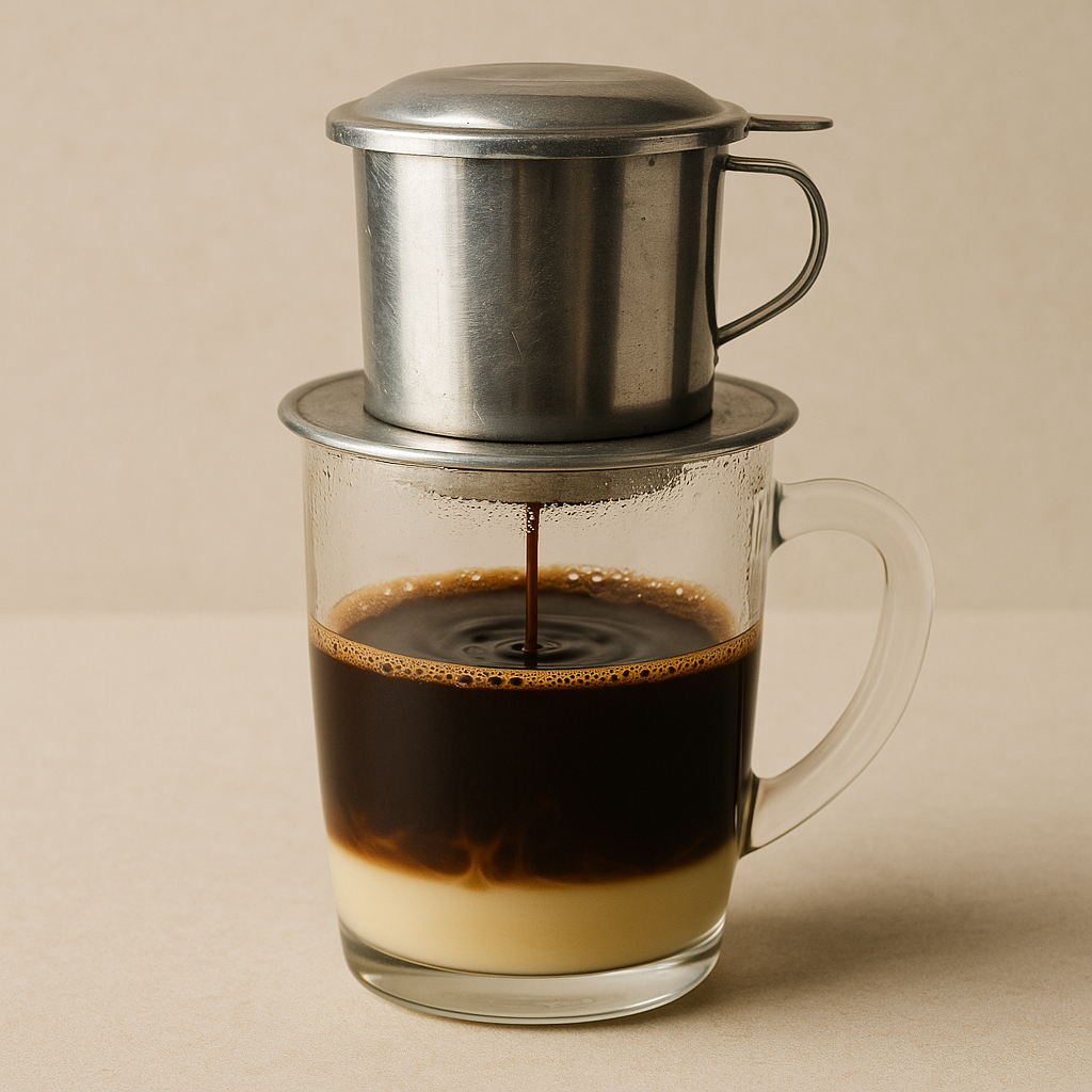 Приготвяне на виетнамско кафе